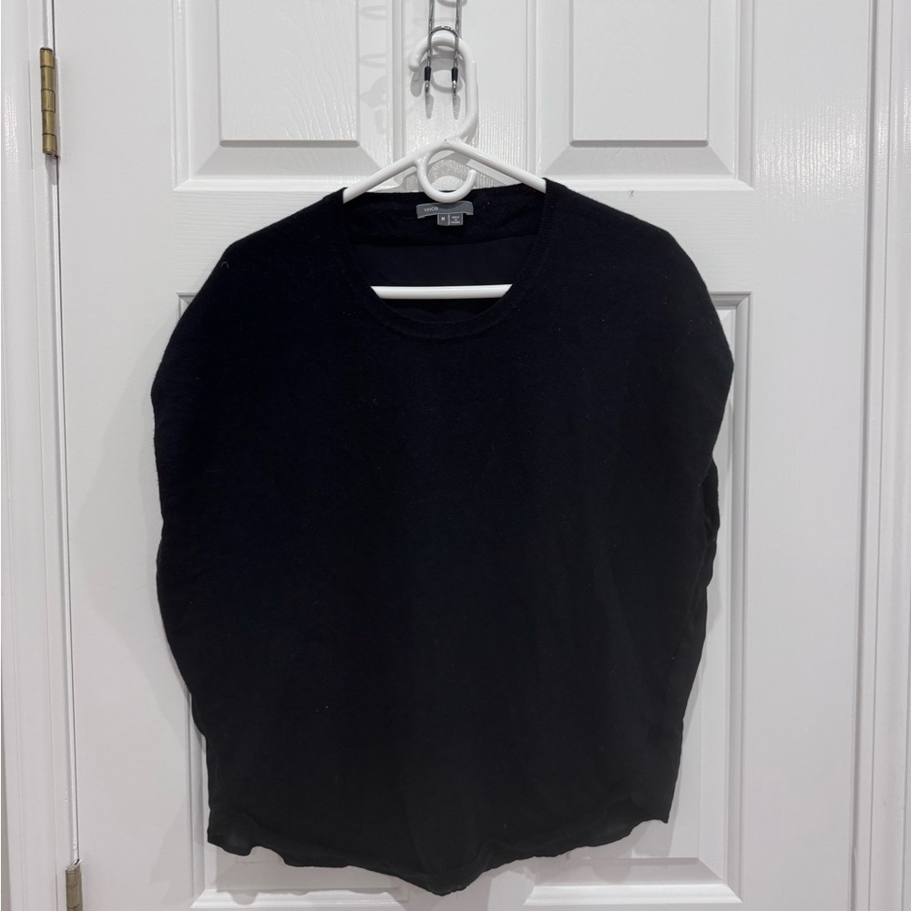 Vince Jet Black cashmere Top